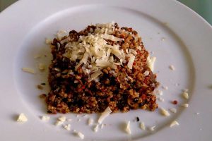 Quinoa mushrooms thyme recipe