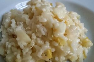 How to make asparagus leeks risotto?