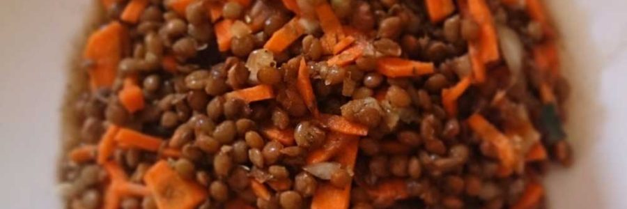 How to make a lentil salad